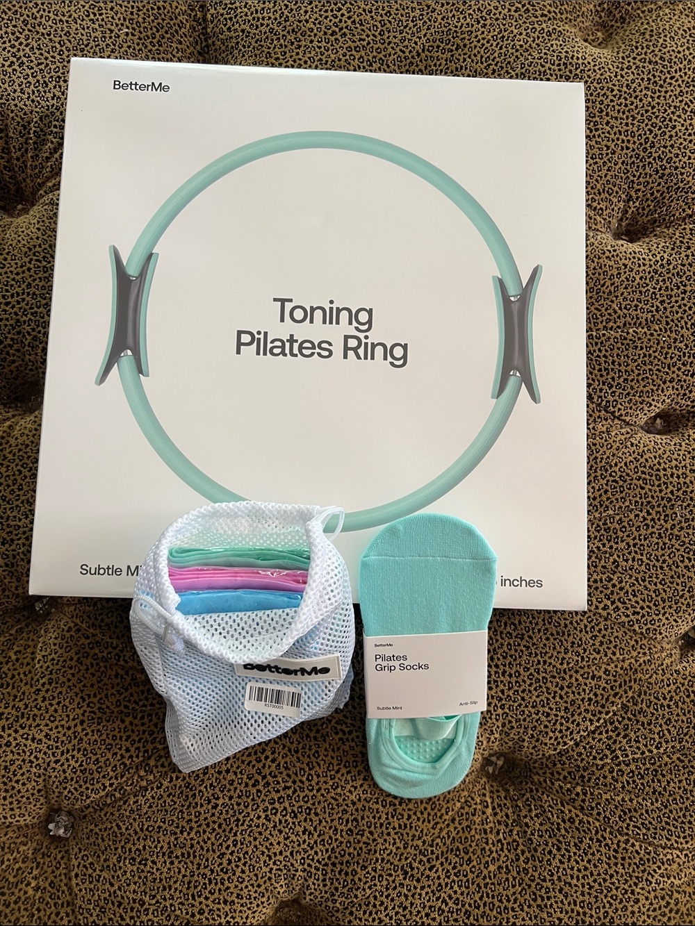 NIB BetterMe Pilates Toning Ring, socks, bands